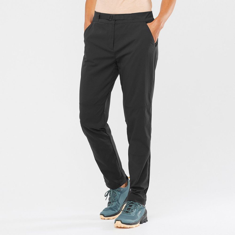 Pantalons Salomon Femme Noir - Salomon OUTRACK - France (5469-RXELK)